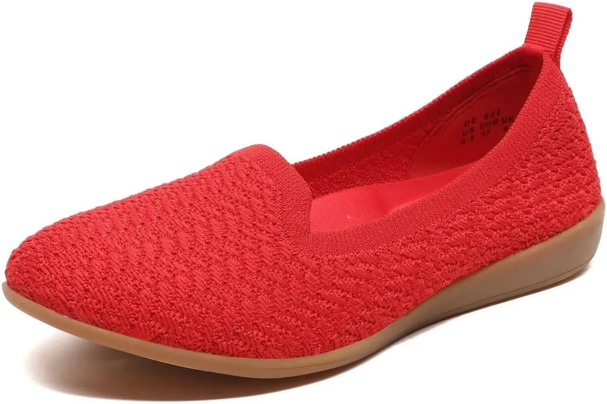Women's Loafer Flats Round Toe Dressy Shoes Comfort Walking Slip-on Work Penny Office Driving Shoes