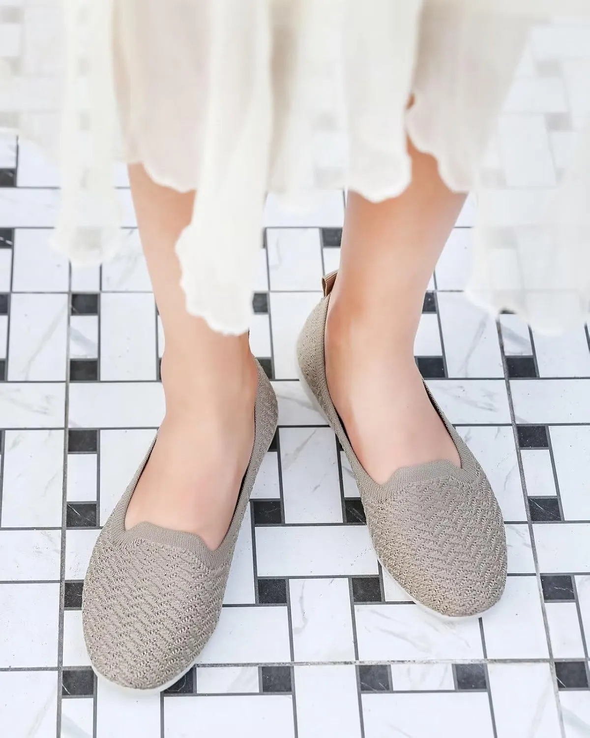 Women's Loafer Flats Round Toe Dressy Shoes Comfort Walking Slip-on Work Penny Office Driving Shoes