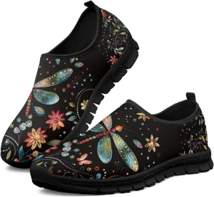 Women's Loafers Slip On Slip Shoe Casual Walking Shoes Non Slip Work Shoes Mesh Athletic Sneakers