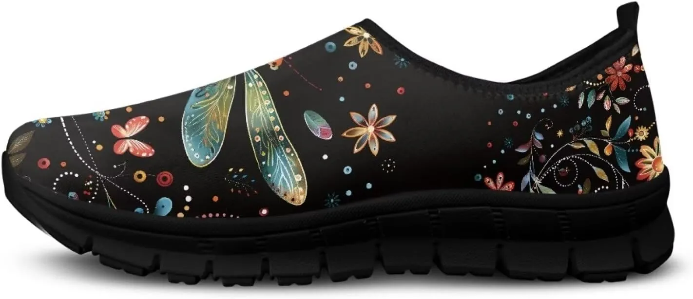Women's Loafers Slip On Slip Shoe Casual Walking Shoes Non Slip Work Shoes Mesh Athletic Sneakers