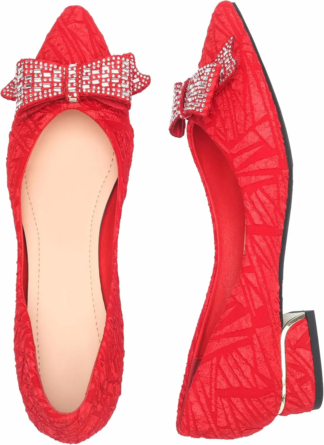 Women's Low Block Chunky Heels Pumps Shoes Comfortable Ladies Dress Shoes Low Heel Pumps