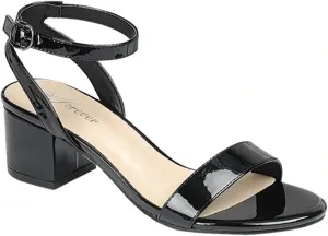 Women's Low Block Heels Chunky Sandals Ankle Strap Dress Pump Shoes