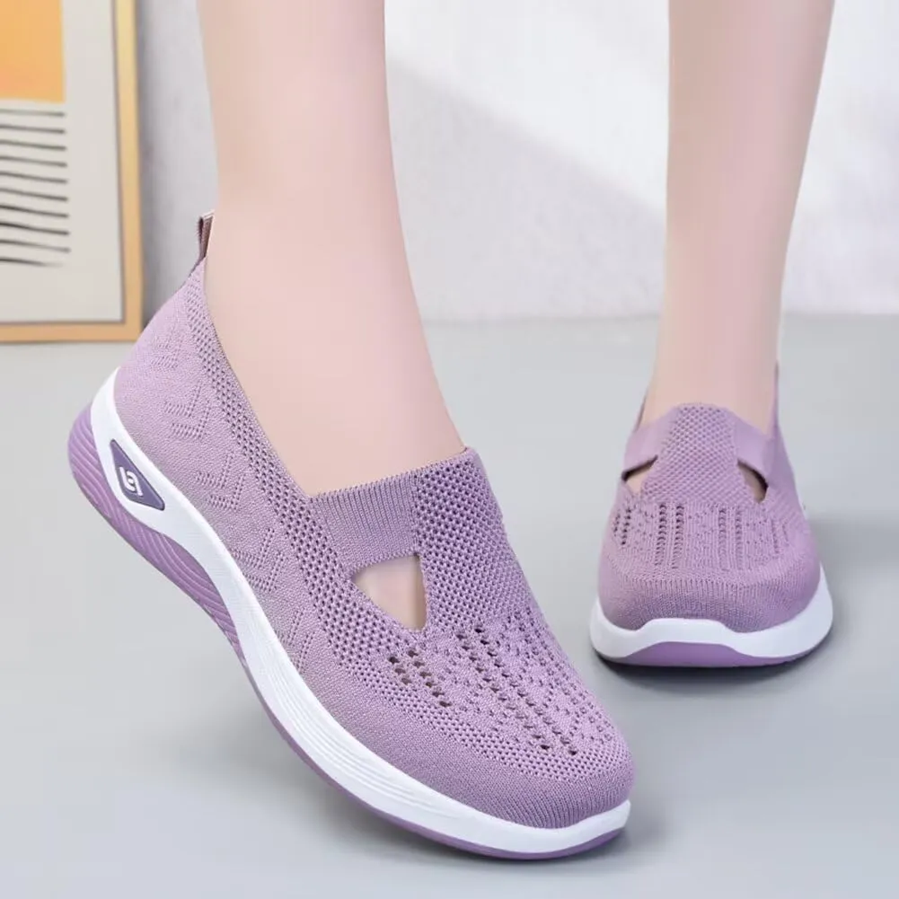 Women's Orthopedic Mesh Walking Shoes Athletic Sport Running Sneakers Slip-on Cozy Breathable