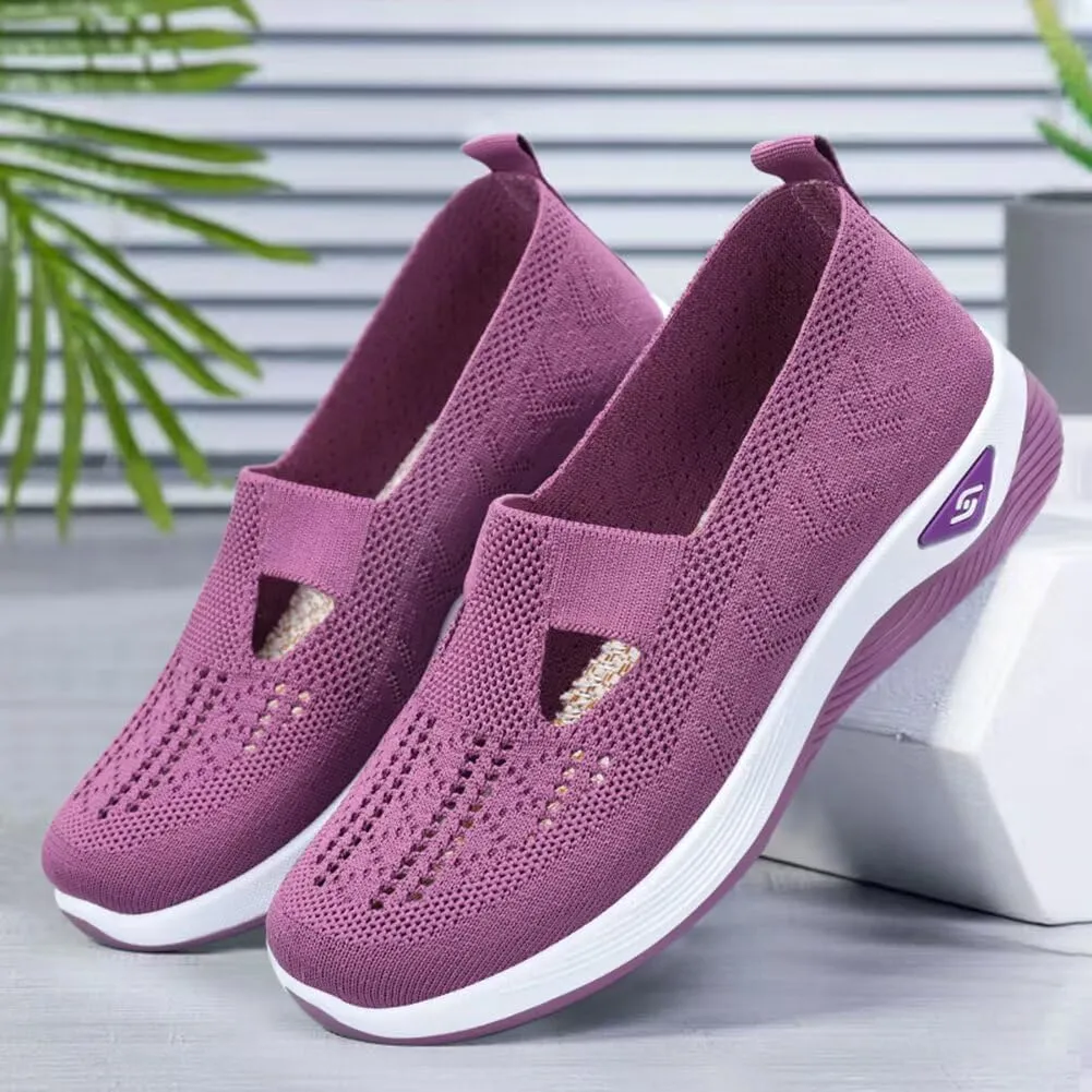 Women's Orthopedic Mesh Walking Shoes Athletic Sport Running Sneakers Slip-on Cozy Breathable
