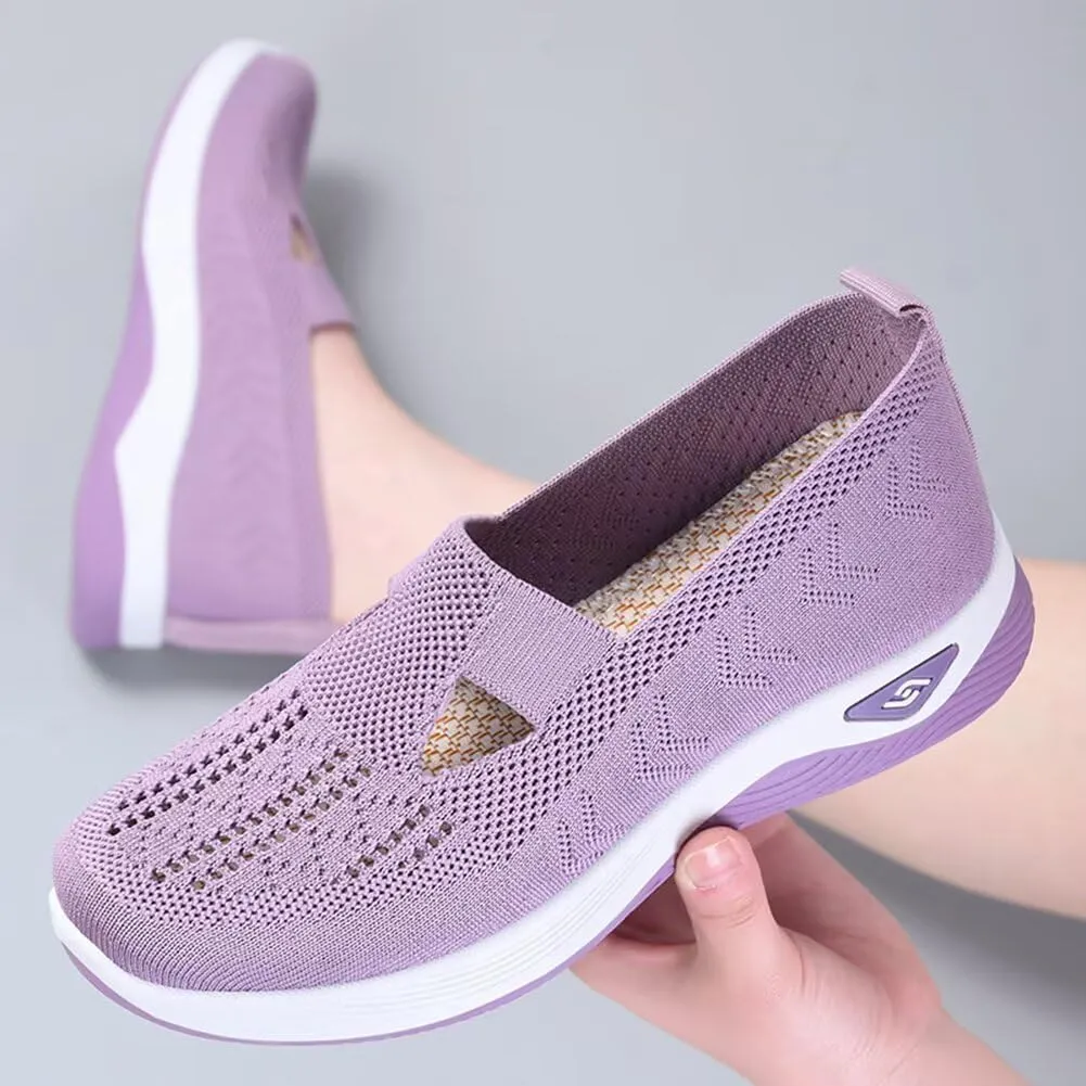 Women's Orthopedic Mesh Walking Shoes Athletic Sport Running Sneakers Slip-on Cozy Breathable