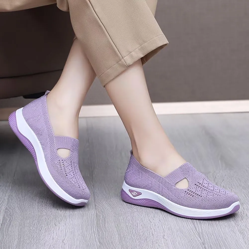 Women's Orthopedic Mesh Walking Shoes Athletic Sport Running Sneakers Slip-on Cozy Breathable
