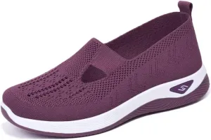 Women's Orthopedic Mesh Walking Shoes Athletic Sport Running Sneakers Slip-on Cozy Breathable