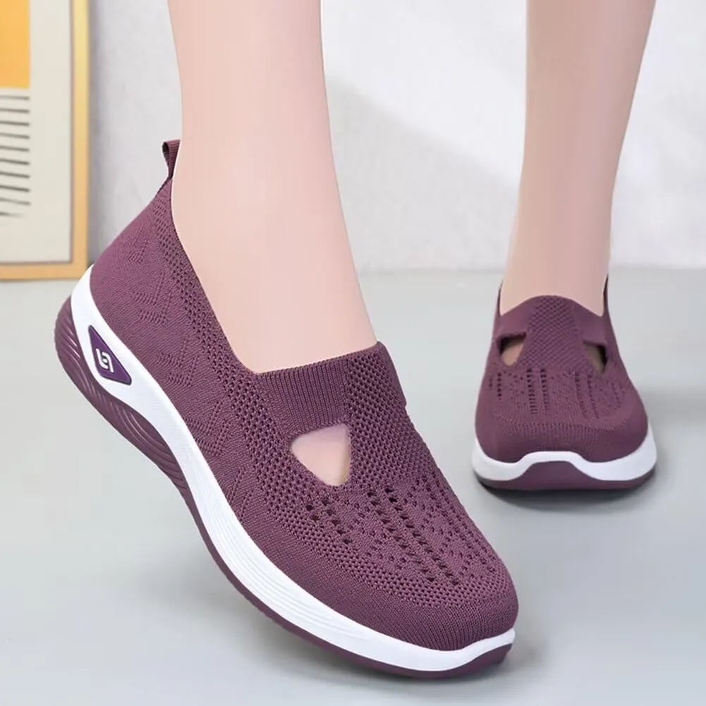 Women's Orthopedic Mesh Walking Shoes Athletic Sport Running Sneakers Slip-on Cozy Breathable
