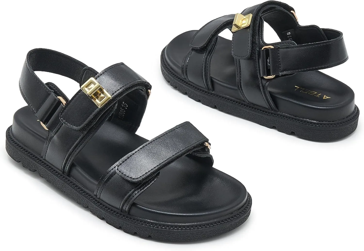 Women's Platform Cork Slides Dual Buckled Straps Clogs Slip On Flatform Sandals for Women Clogs