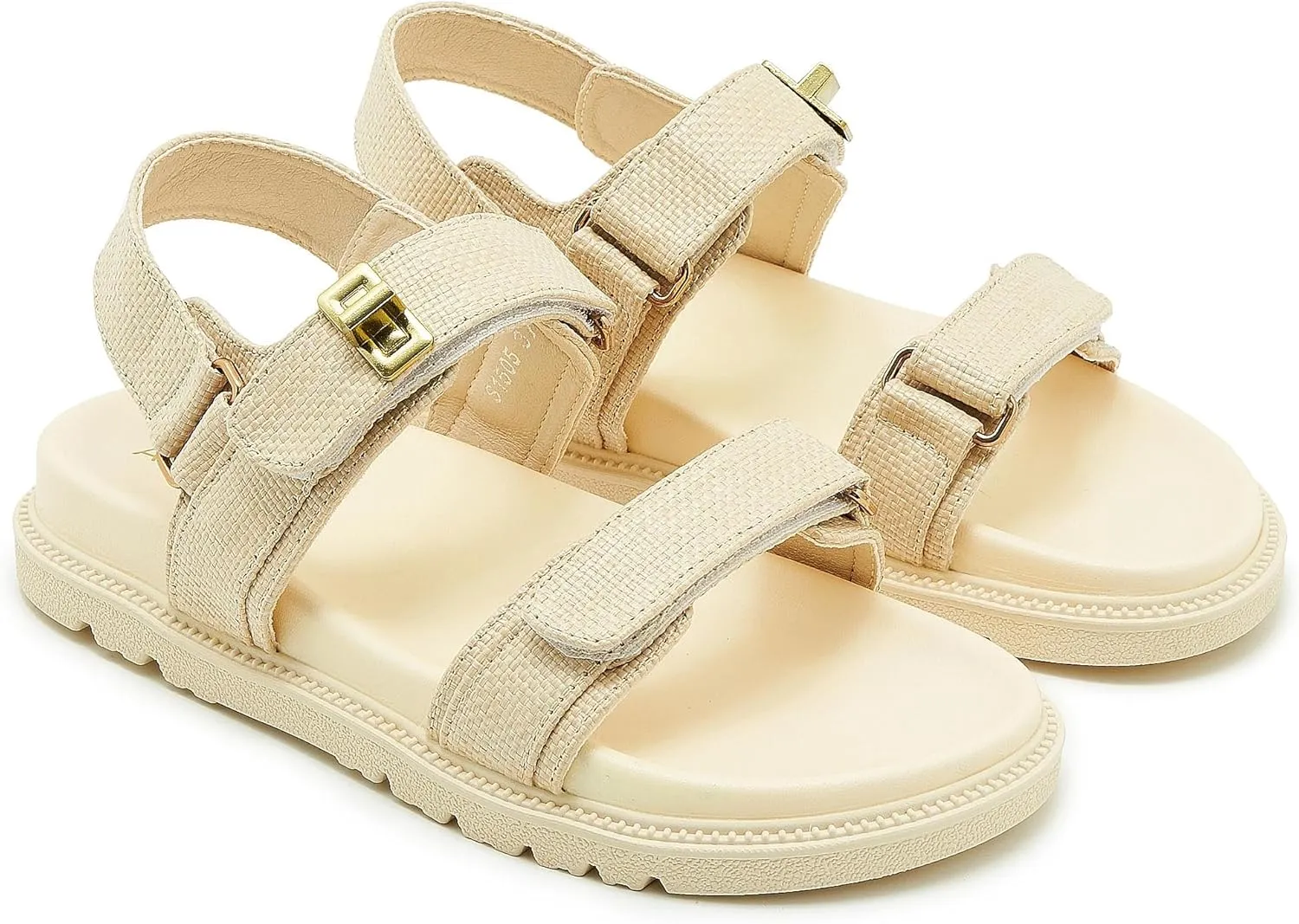 Women's Platform Cork Slides Dual Buckled Straps Clogs Slip On Flatform Sandals for Women Clogs
