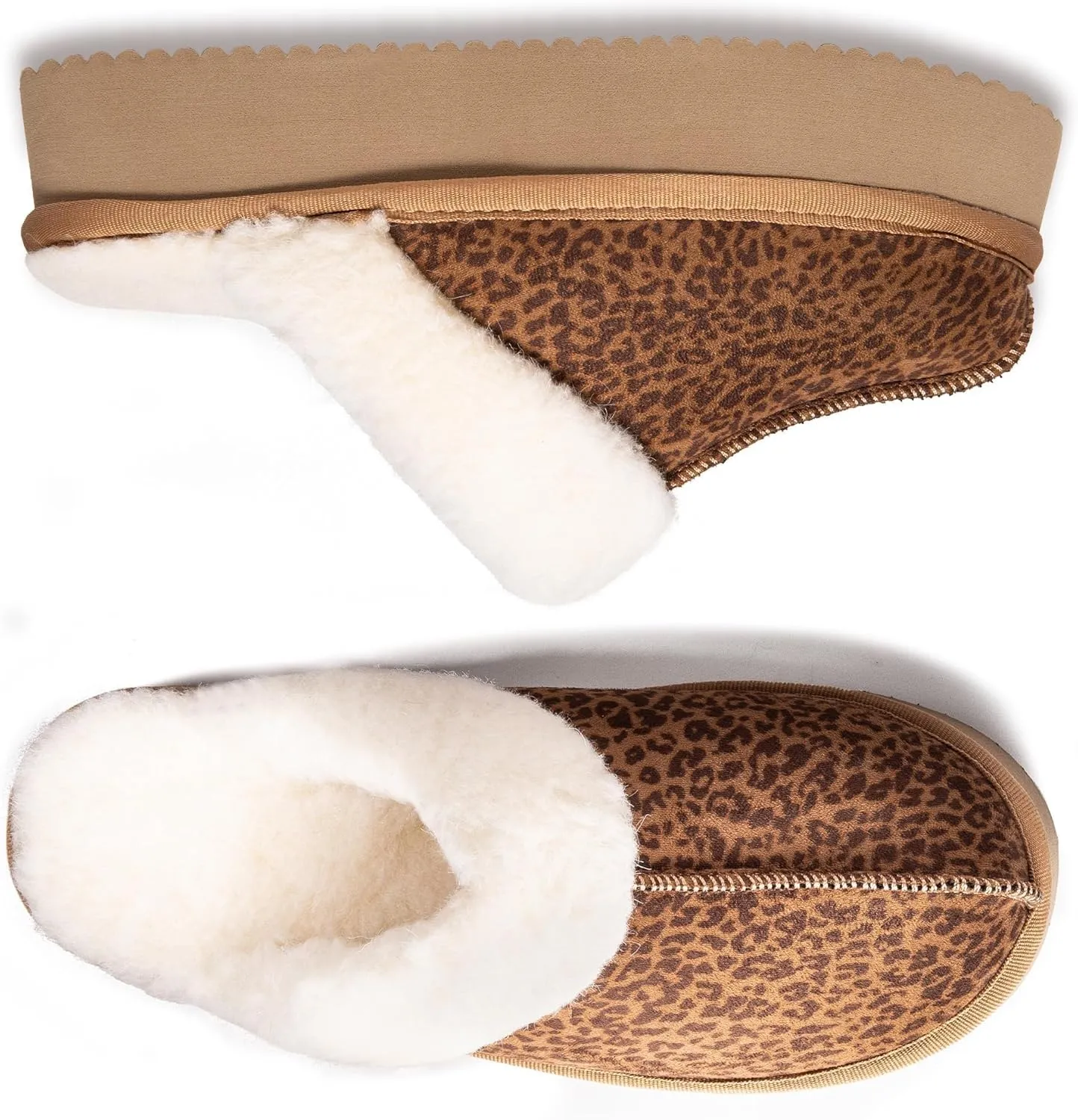 Women's Platform Slippers for Women Slip-on Slippers Winter Fluffy Warm Comfy Furry Shoes for Outdoor Indoor House