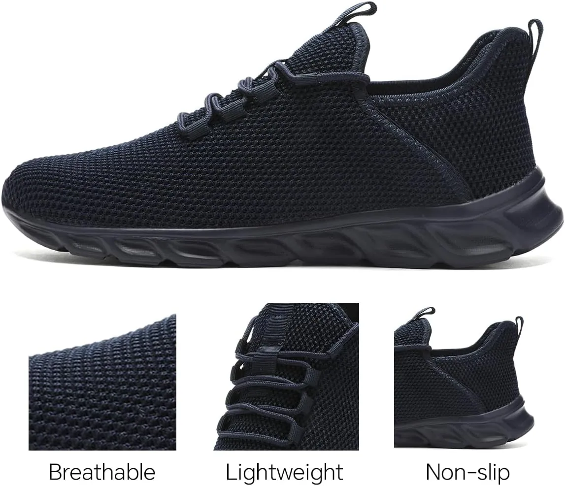 Womens Running Shoes Walking Tennis Sneakers Casual Slip on Breathable Lightweight Comfortable Fashion Athletic Sports Gym Trainers