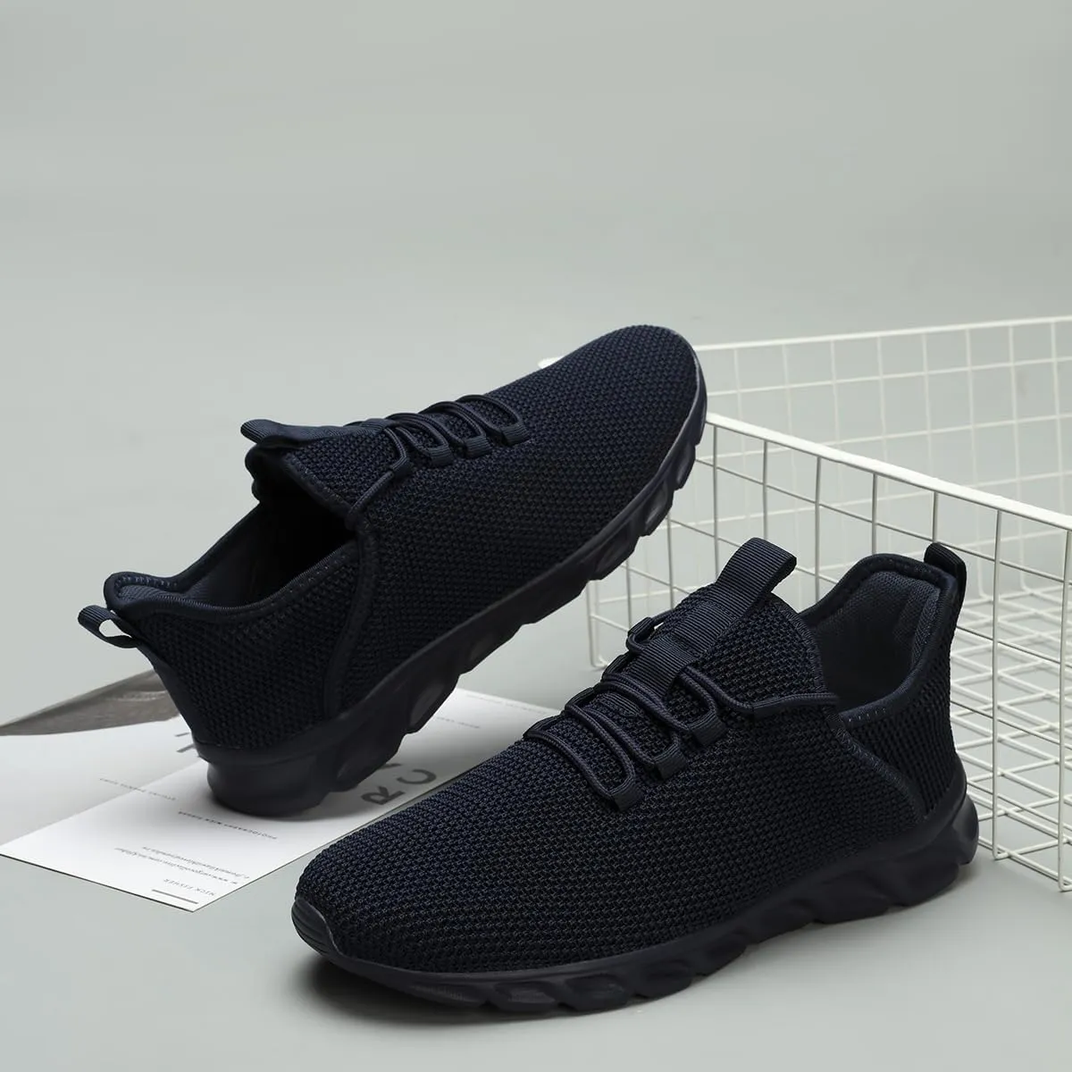 Womens Running Shoes Walking Tennis Sneakers Casual Slip on Breathable Lightweight Comfortable Fashion Athletic Sports Gym Trainers
