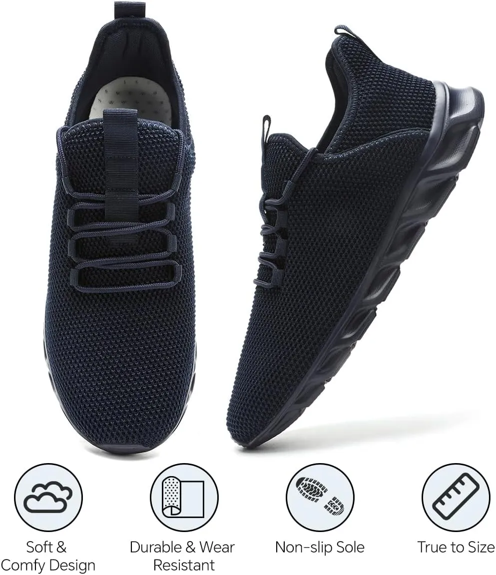 Womens Running Shoes Walking Tennis Sneakers Casual Slip on Breathable Lightweight Comfortable Fashion Athletic Sports Gym Trainers