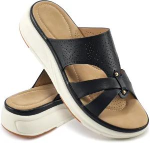 Womens Sandals Dressy Walking: Comfortable Dress Slide Women - Summer Outdoor Platform Sandals