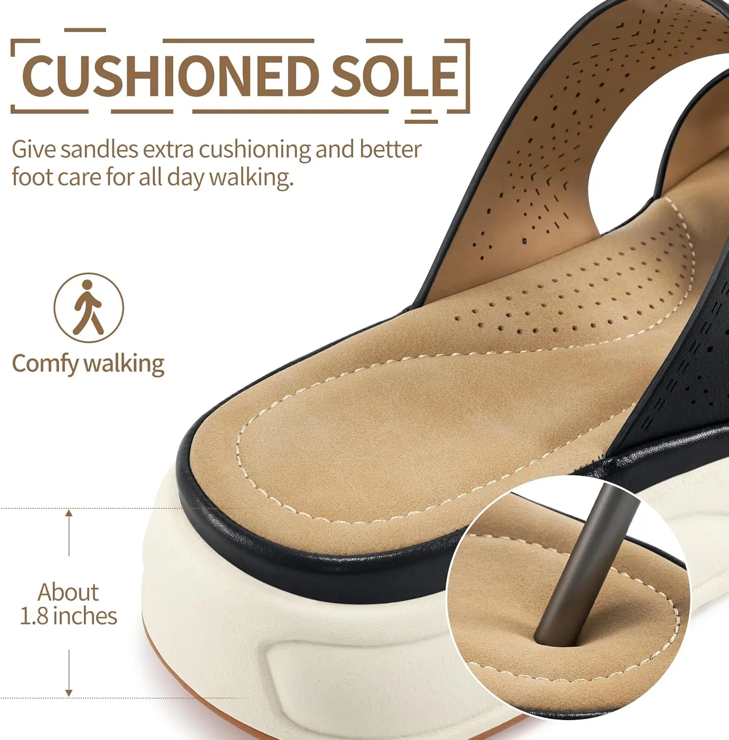 Womens Sandals Dressy Walking: Comfortable Dress Slide Women - Summer Outdoor Platform Sandals