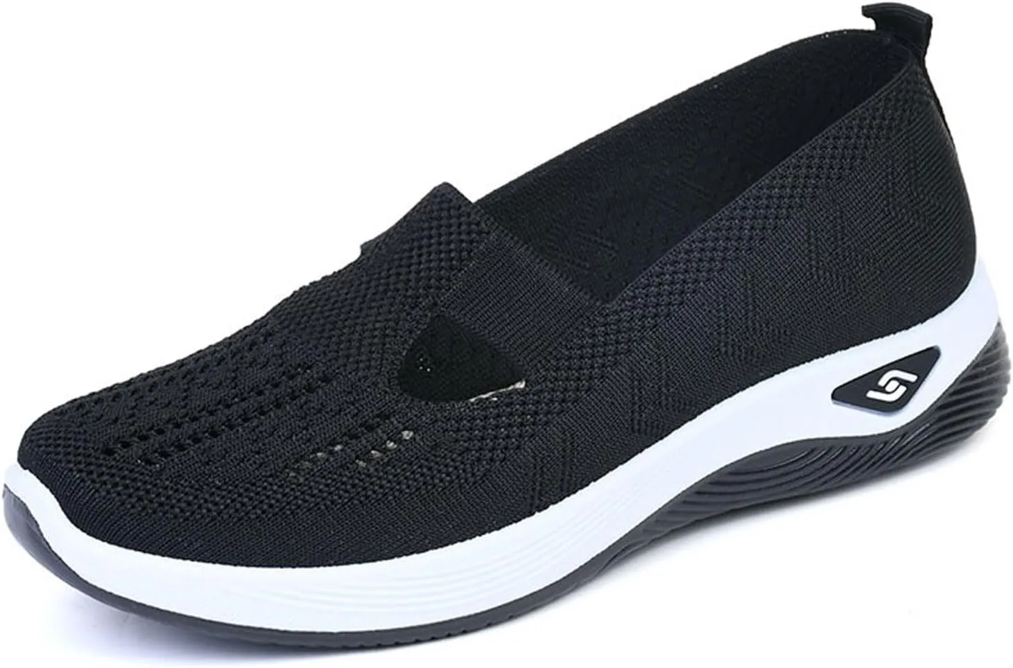 Womens Sandals, Womens Shoes, Women's Comfortable Breathable Slip-On Knitted Sneakers