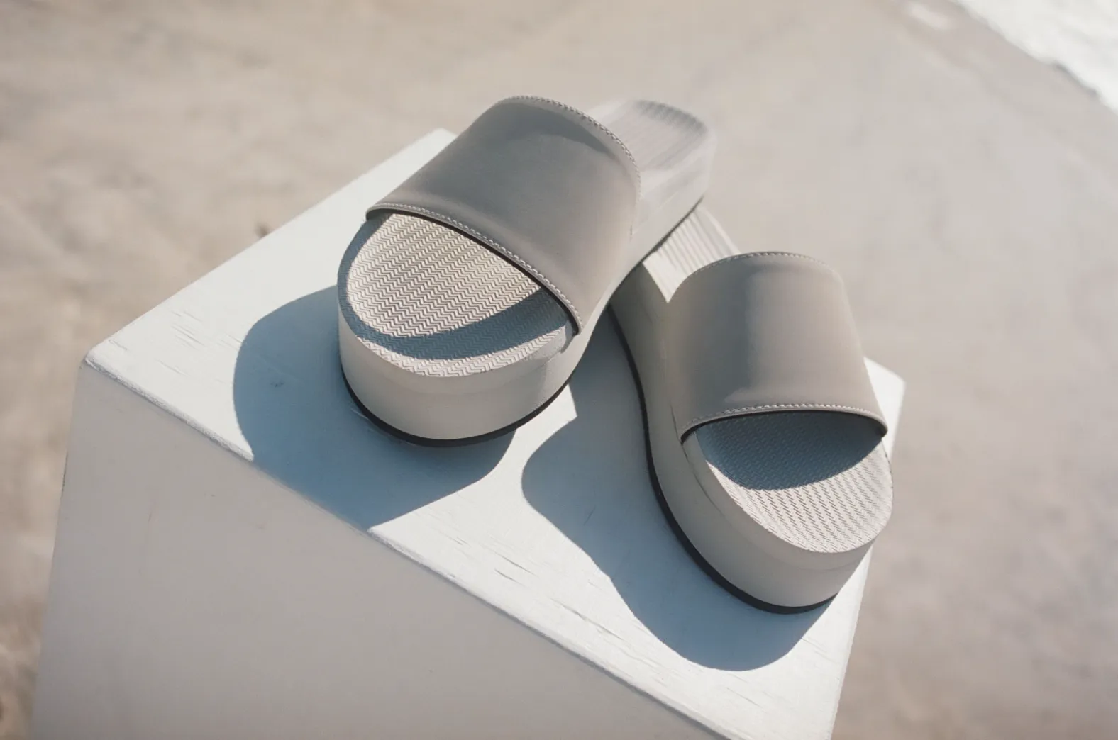 Women's Slide Platform - Sea Salt