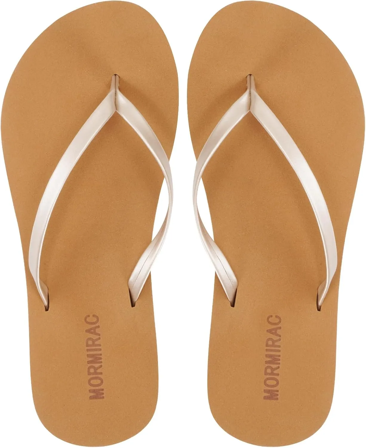 Womens Slim Leather Comfortable Flip Flops Summer Beach Thong Sandals Arch Support Non Slip