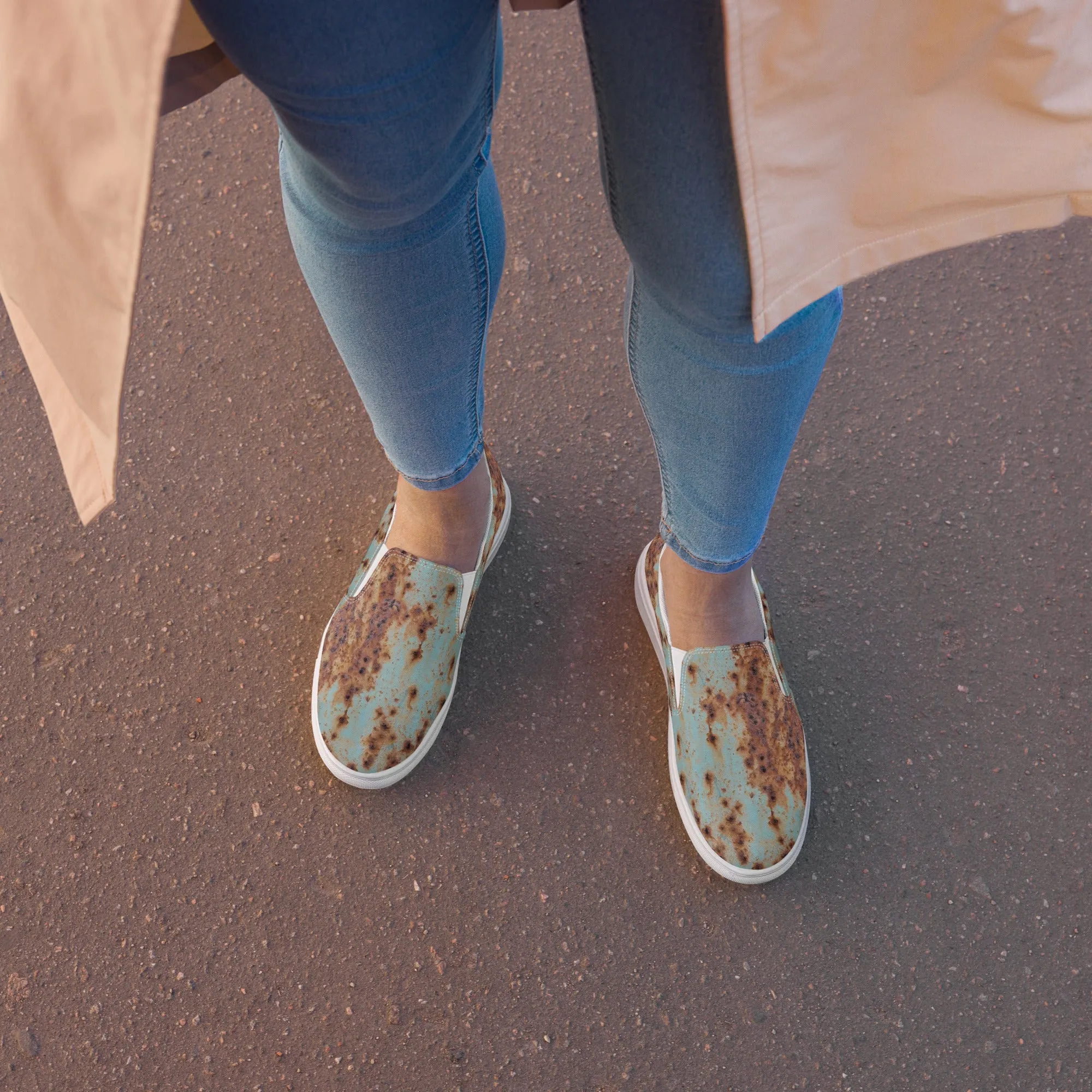 Women’s slip-on canvas shoes - Metal SG006