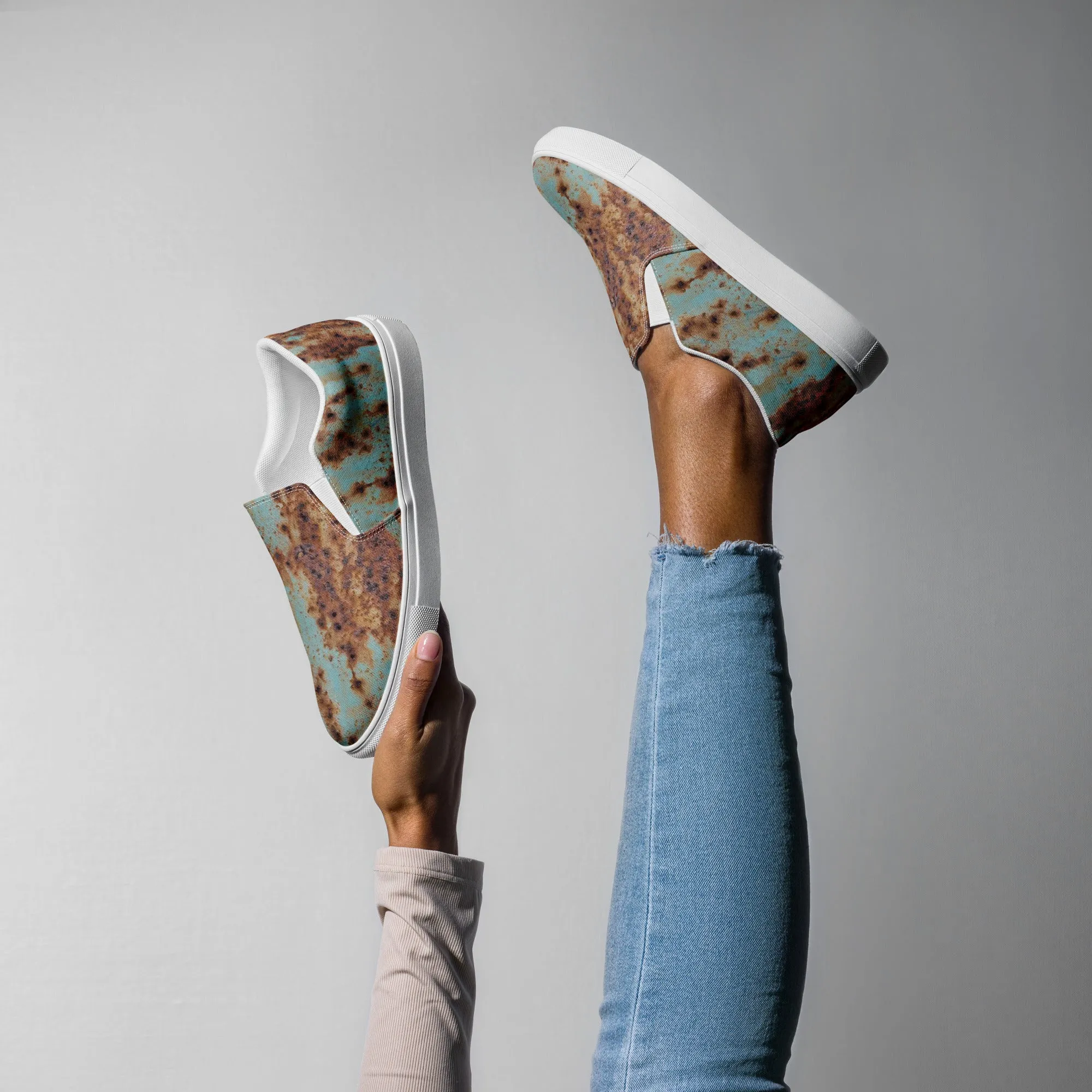 Women’s slip-on canvas shoes - Metal SG006