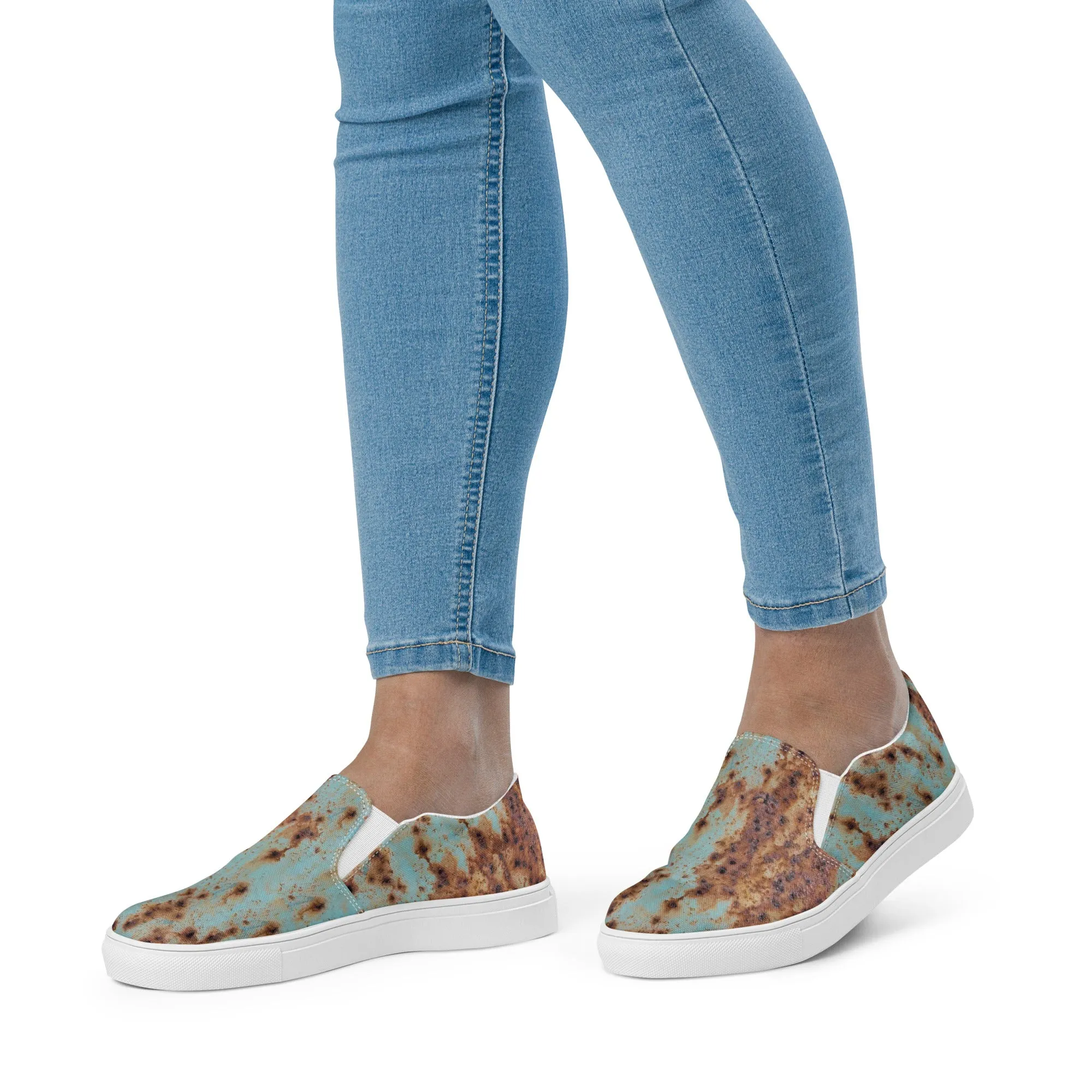 Women’s slip-on canvas shoes - Metal SG006