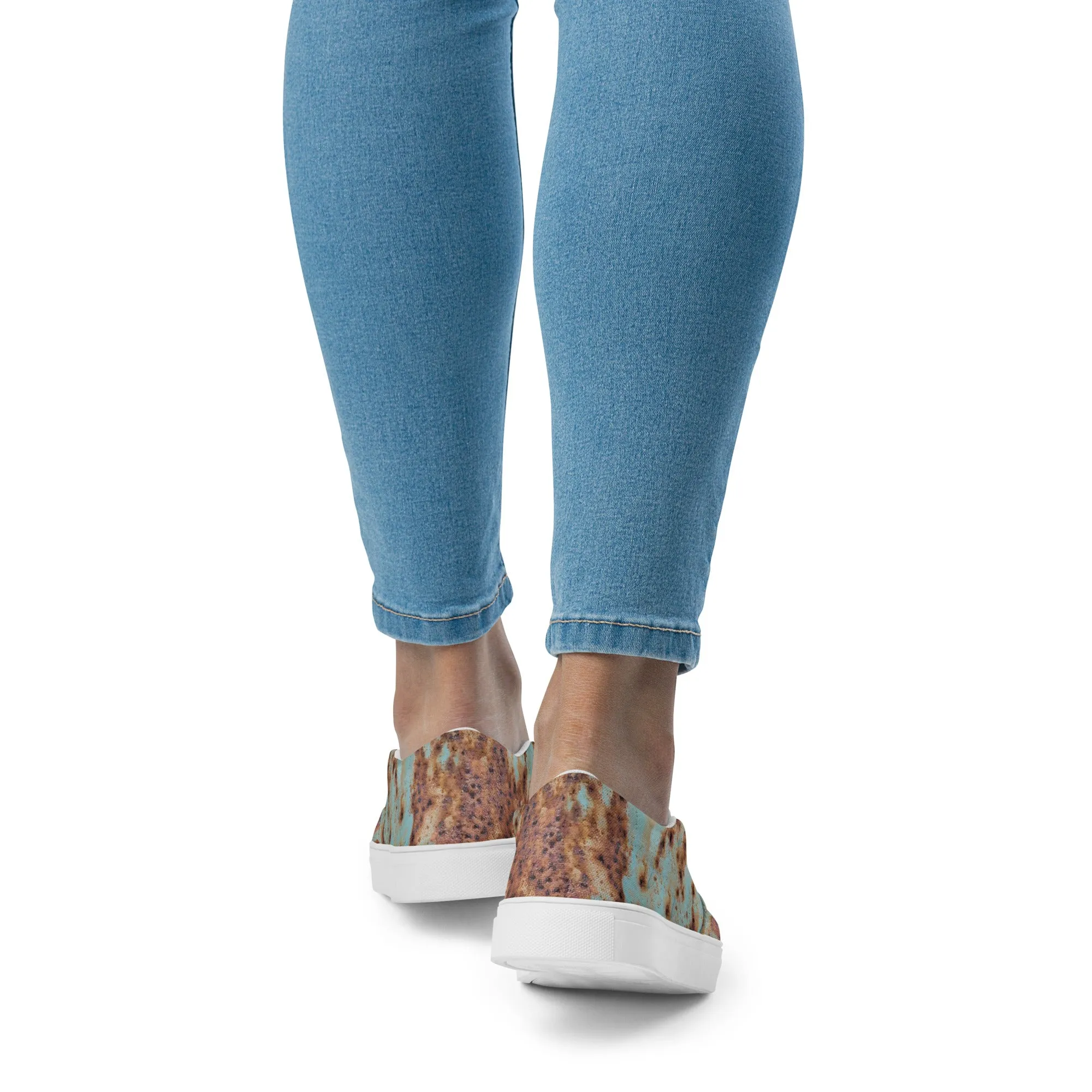 Women’s slip-on canvas shoes - Metal SG006
