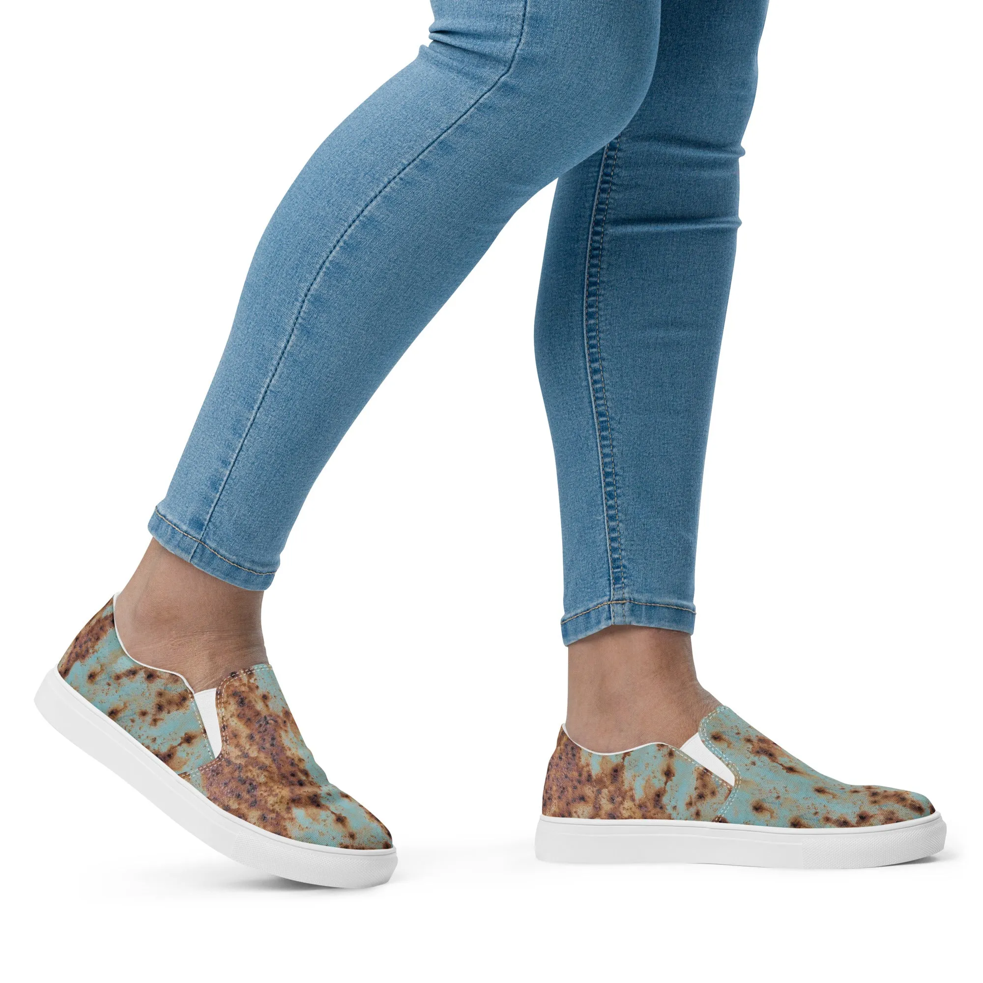 Women’s slip-on canvas shoes - Metal SG006