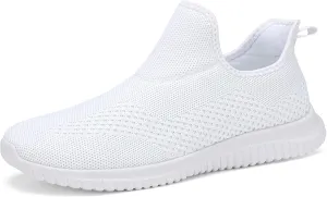 Women's Slip On Comfort Walking Shoes Ultra Lightweight Breathable Running Tennis Athletic Gym Workout Non Slip Athletic Fashion Sneakers