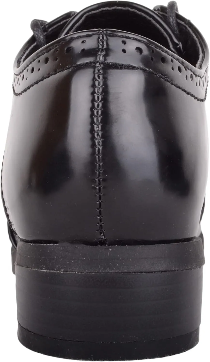Womens Slip On Lace Up Faux Leather Glitter Sparkle Formal Casual Brogue Shoes