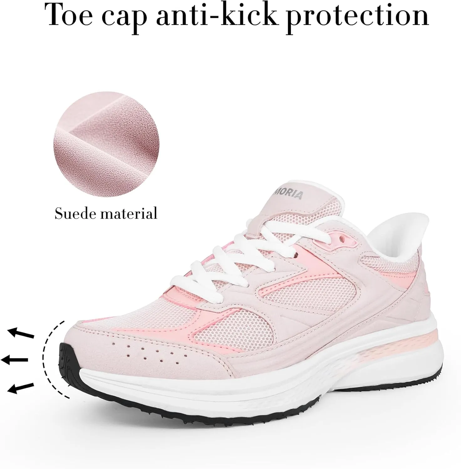 Women’s Slip On Retro Shoes Breathable Mesh Lightweight Tennis Sneakers for Athletic Walking Gym Workout