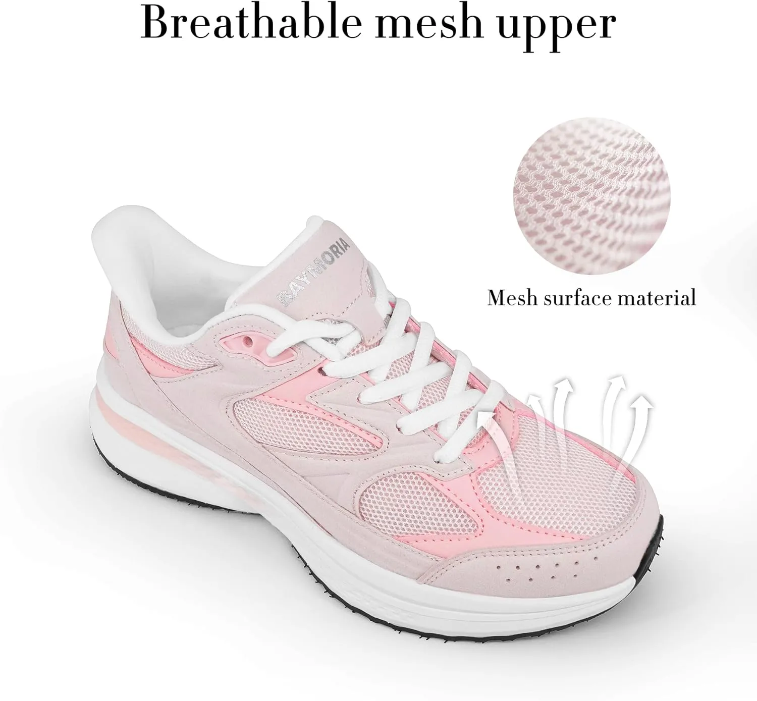 Women’s Slip On Retro Shoes Breathable Mesh Lightweight Tennis Sneakers for Athletic Walking Gym Workout