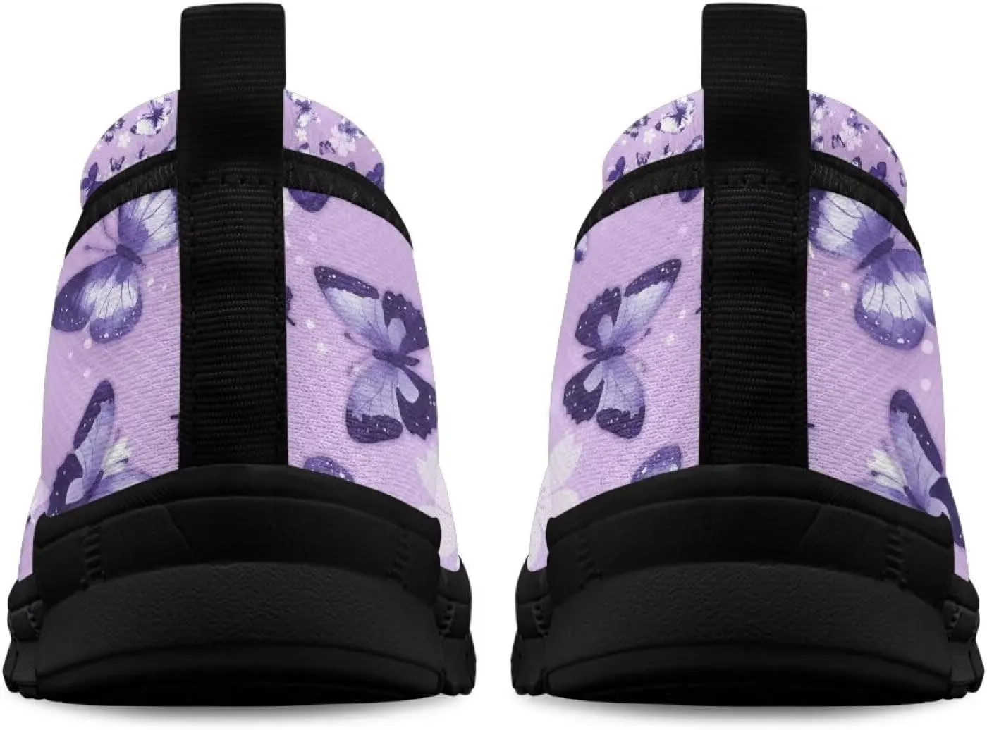 Women's Slip On Sneakers, Everyday Mesh Shoes, Non Slip Sole & Breathable Mesh, Lightweight & All-Day Comfort Black Sole