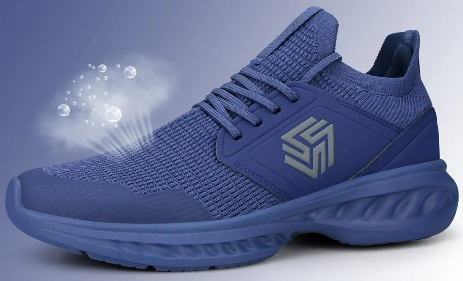 Womens Slip On Walking Shoes Non Slip Running Shoes Breathable Workout Shoes Lightweight Gym Sneakers
