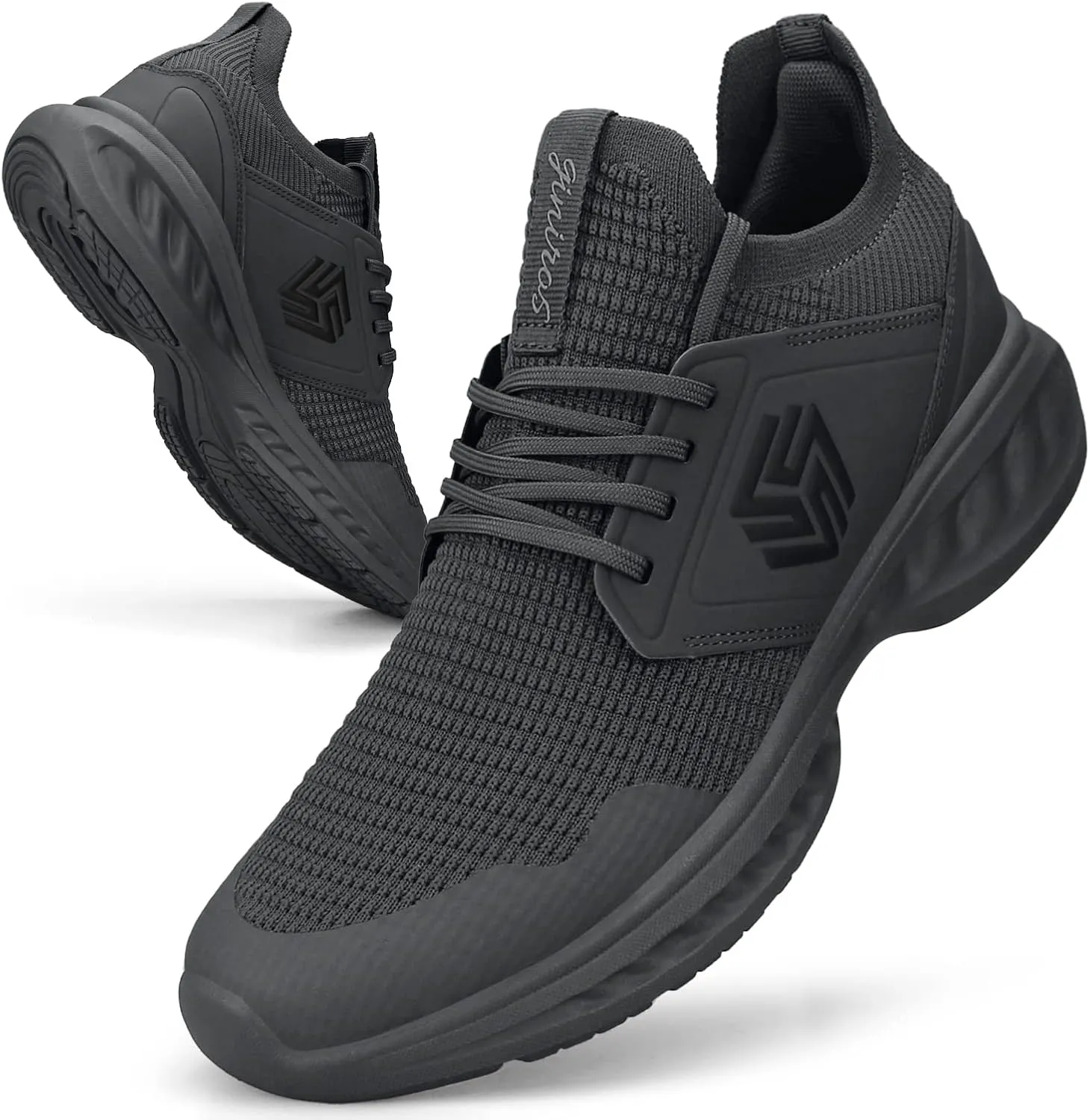Womens Slip On Walking Shoes Non Slip Running Shoes Breathable Workout Shoes Lightweight Gym Sneakers