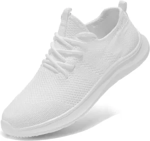 Women's Slip On Walking Shoes Non Slip Running Tennis Shoes Lightweight Breathable Athletic Gym Workout Cross Training Sneakers