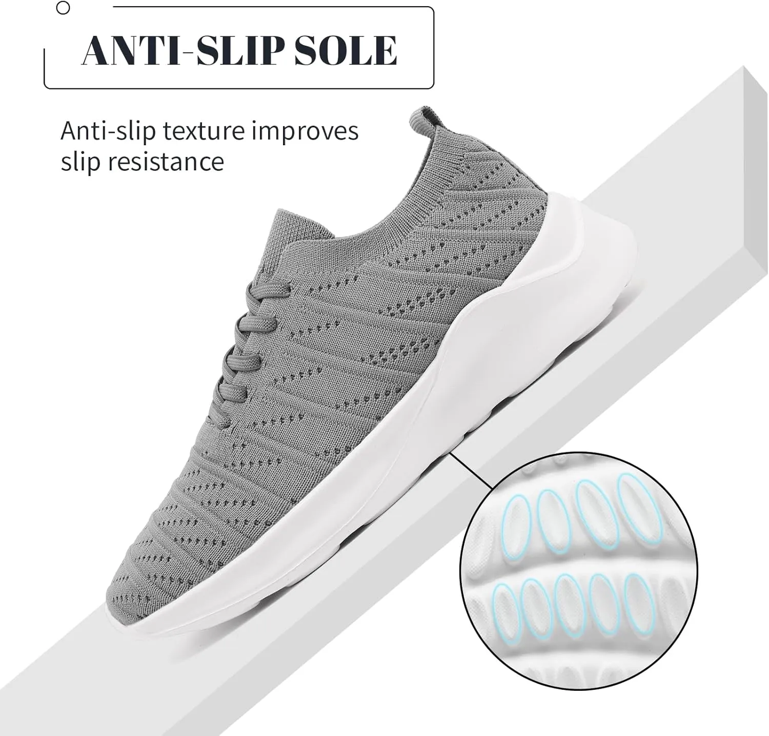 Womens Tennis Slip On Running Shoes Breathable Sneakers Athletic Lightweight Gym Sports Walking Shoes