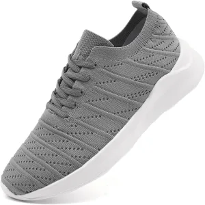 Womens Tennis Slip On Running Shoes Breathable Sneakers Athletic Lightweight Gym Sports Walking Shoes