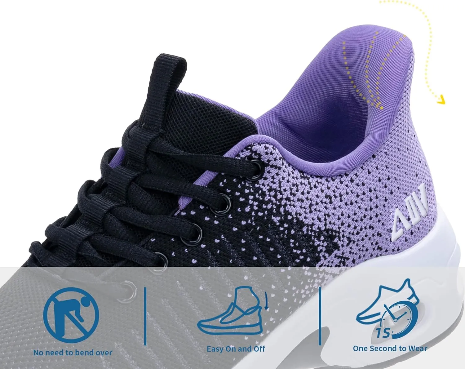 Women's Walking Shoes | Slip On | Fashion Sneakers | Running Tennis Shoes US 6-11