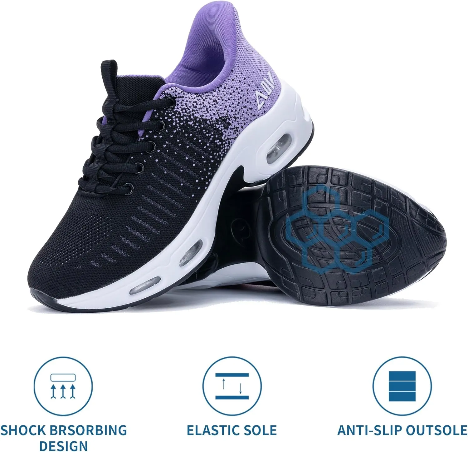 Women's Walking Shoes | Slip On | Fashion Sneakers | Running Tennis Shoes US 6-11