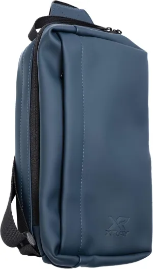 X RAY Men's Shoulder Bag Crossbody Backpack for Men, EDC PU Leather Sling Carry Bag for Travel, Work, Gym