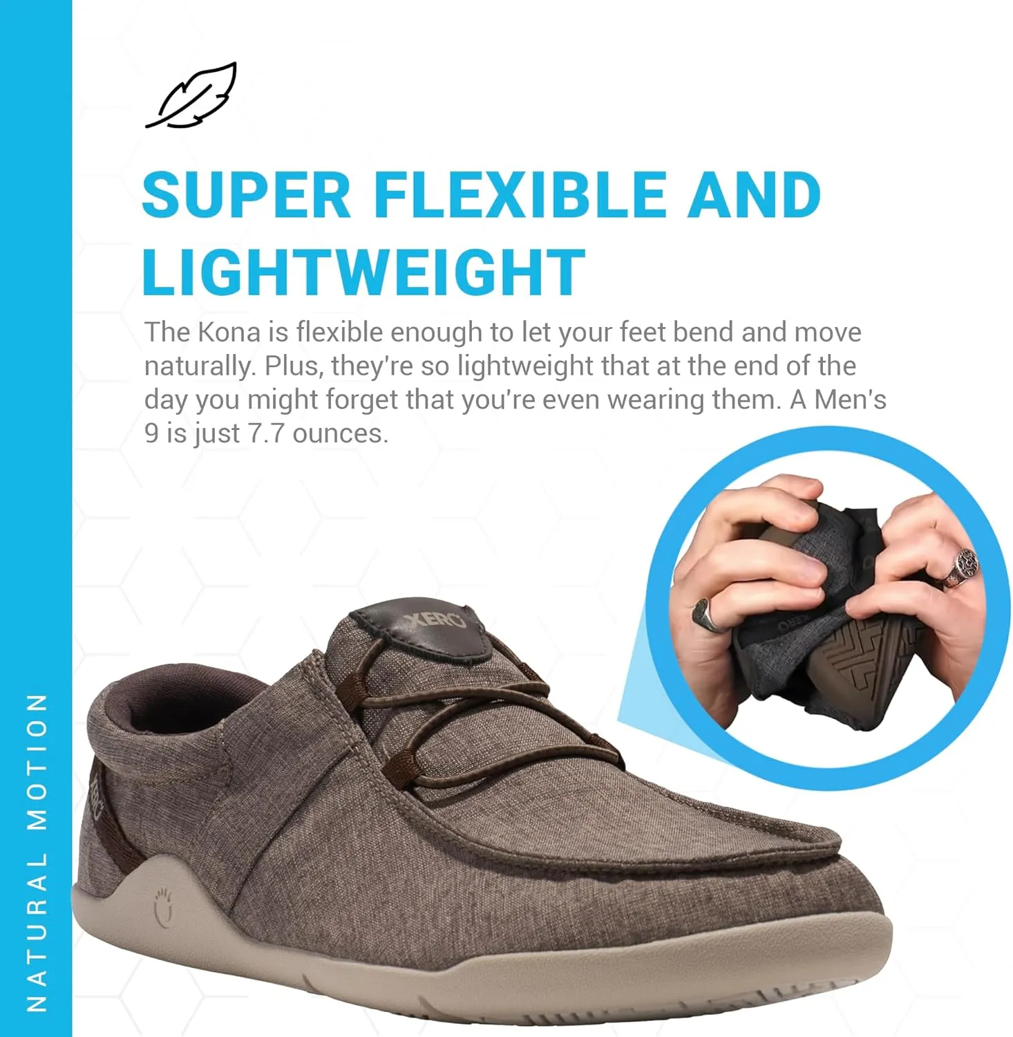 Xero Shoes Men's Kona Barefoot Casual Slip On