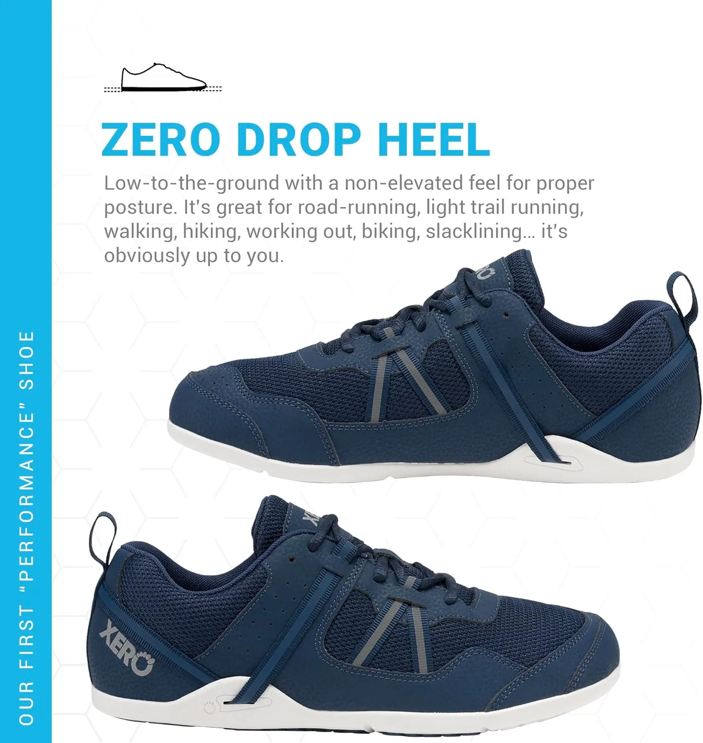 Xero Shoes Men’s Prio Barefoot Athletic Sneaker