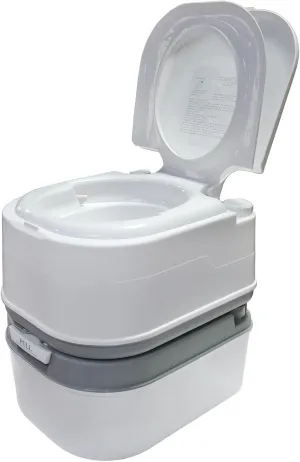 XKMT- Portable Toilet 24L 6 Gallon Flush Travel Camping Outdoor/Indoor Commode Potty [P/N: ET-TOILET002-24L]
