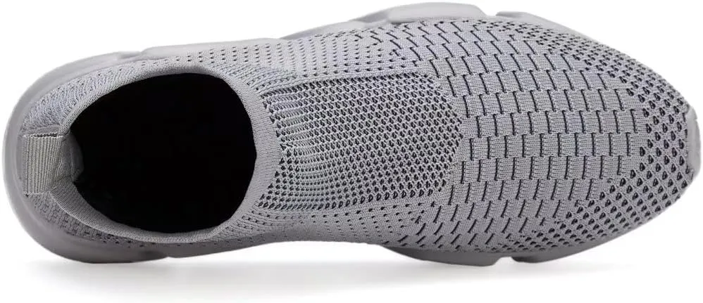 YAVY Kids Sneakers for Boys Tennis Shoes Girls Sock Sneakers for Kids Slip on Shoes Breathable high top Athletic Lightweight Walking Running Shoes