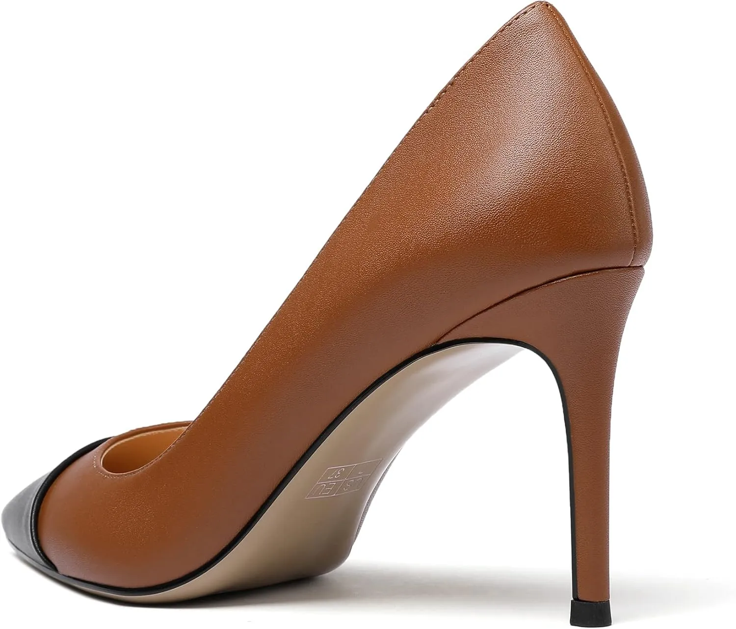 Zamikoo Women's Pointed Toe Classic Pumps Slip On Stiletto Heel Dress Shoes 85mm