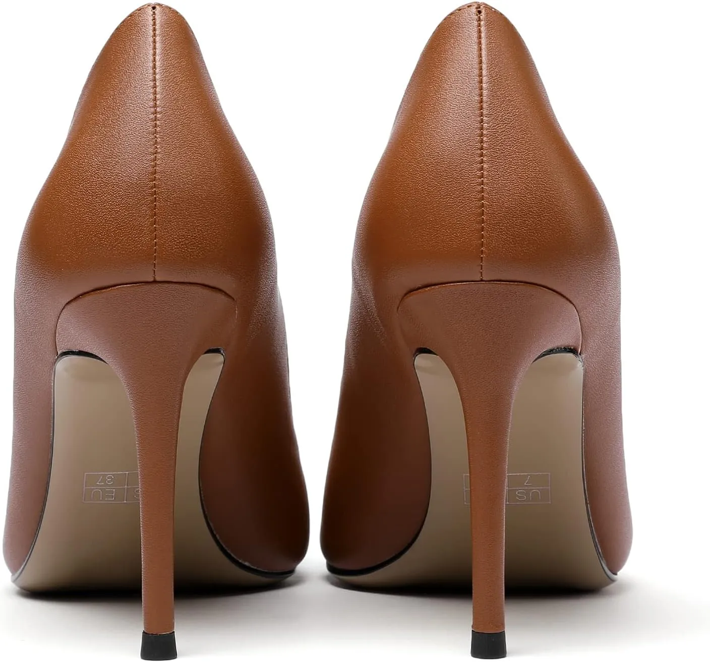 Zamikoo Women's Pointed Toe Classic Pumps Slip On Stiletto Heel Dress Shoes 85mm