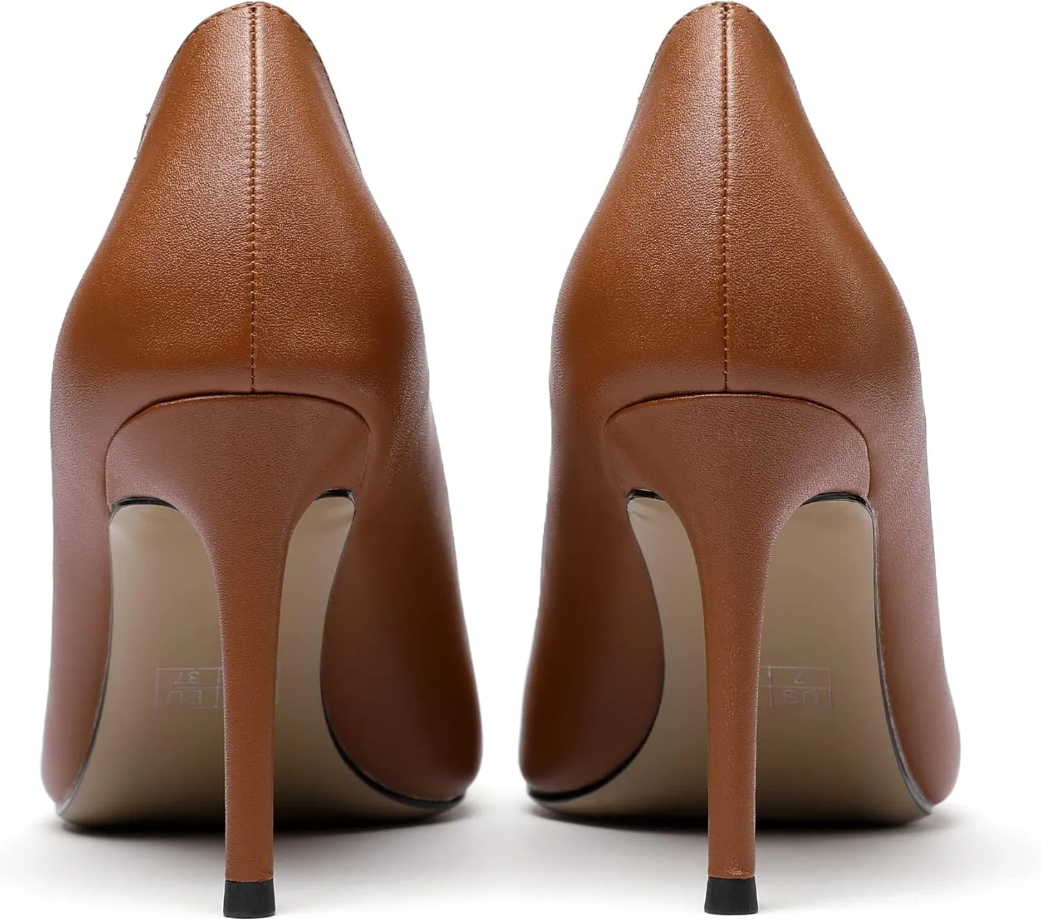 Zamikoo Women's Pointed Toe Classic Pumps Slip On Stiletto Heel Dress Shoes 85mm