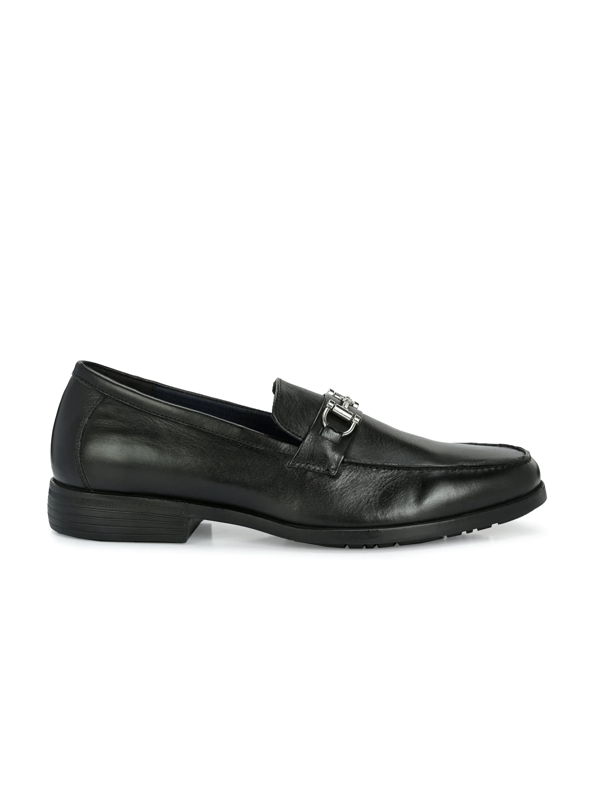 Zane Black Formal Slip-on Shoes For Men