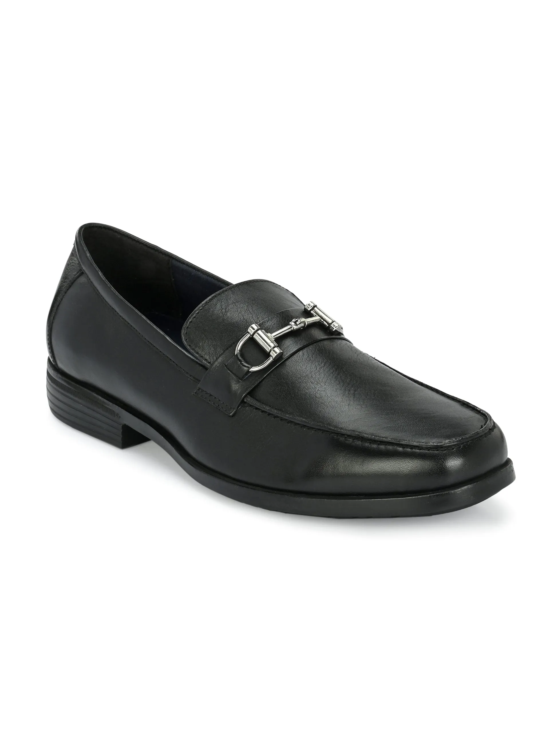 Zane Black Formal Slip-on Shoes For Men